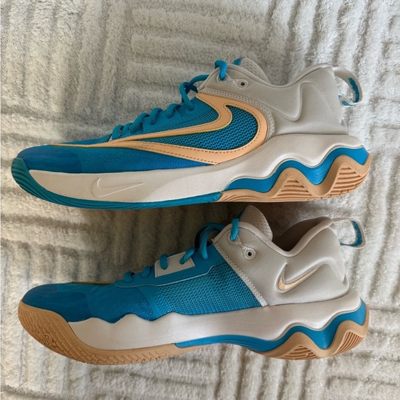 Giannis Immortality 3 EP Mens Basketball Shoes Phantom Ice Peach Blue Lightning - Picture 6 of 11